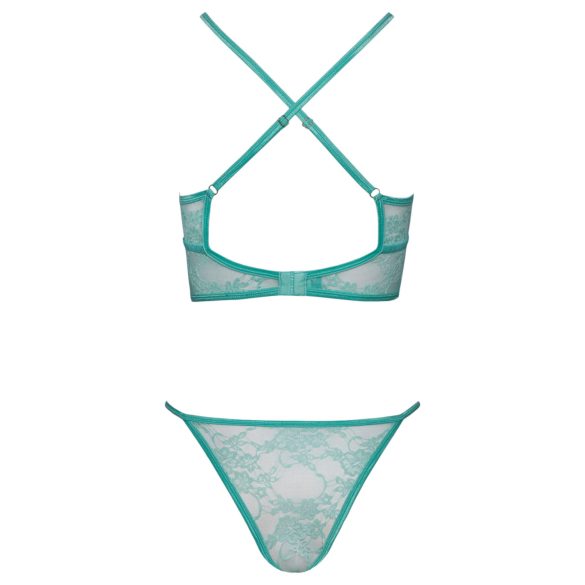 Cottelli - Lace Lingerie Set (Green)