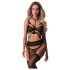 Obsessive Premisis - Lingerie Set (Black) - L/XL