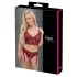 Cottelli - two‑piece lace suspender set (red) - M