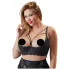 Cottelli Plus Size - Strappy Ringed Lift Bra (Black) - 95D