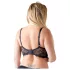 Cottelli Plus Size - Strappy Ringed Lift Bra (Black) - 95E