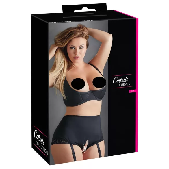 Cottelli Plus Size - Underwire Lifting Bra (Black) - 95E
