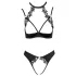 Cottelli - Lace Halter Bra Set (Black) - 80B/M