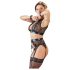 Cottelli Bondage - Lace Lingerie Set (4 Piece) - L