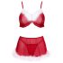 Cottelli - Christmas Lingerie Set (Red)