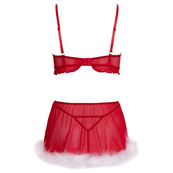 Cottelli - Christmas Lingerie Set (Red)