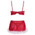 Cottelli - Christmas Lingerie Set (Red)