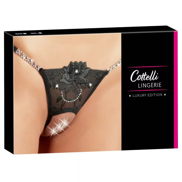 Cottelli - Sparkling Flower - Open Thong