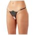 Cottelli - Sparkling Flower - Open Thong - M/L