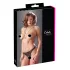 Cottelli - Black Lace Thong with Pearls and Open Design