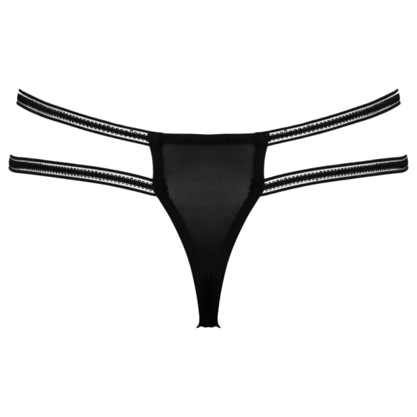 Cottelli - Luxury Open Ring Thong (Black)