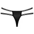 Cottelli - Luxury Open Ring Thong (Black) - M/L