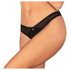 Obsessive Latinesa - Open Thong (Black)