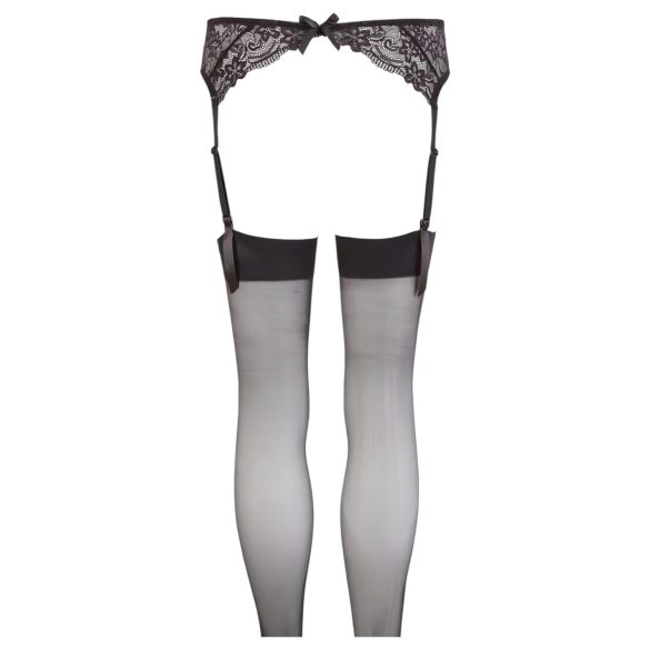 NO:XQSE - Lace Garter Belt Set - Black - M/L