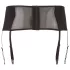 Cottelli Plus Size - Lace Corset Garter Belt (Black) - 3XL