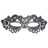 Cottelli - Elegant Embroidered Lace Mask (Black)