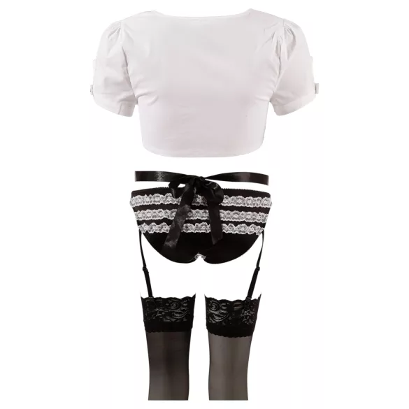 Cottelli - 6-Piece French Maid Set - M
