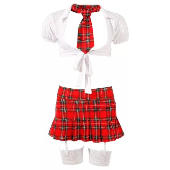 Cottelli - Schoolgirl Costume (5-Piece Set) - M