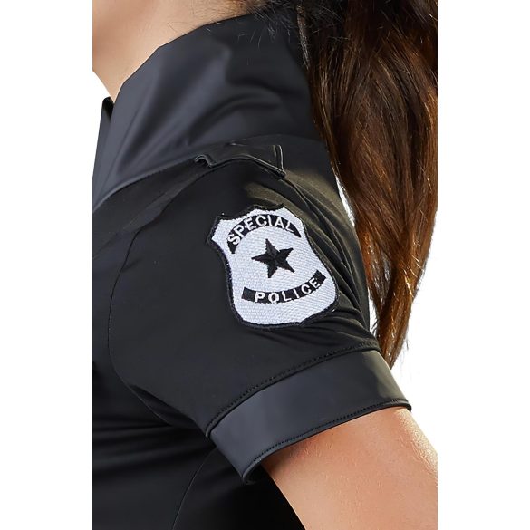 Cottelli Police - Women's Officer Costume Dress (Black) - M