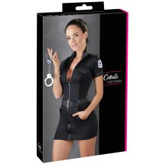   Cottelli Police - Women's Officer Costume Dress (Black) - XL