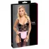 Cottelli - Sheer Maid Costume (Black-Pink)
