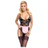 Cottelli - Sheer Maid Costume (Black-Pink) - XL