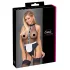 Cottelli - maid bodysuit with apron (black) - S - M