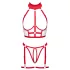 Cottelli - Open Nurse Costume Set (White-Red) - L