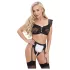Cottelli - maid costume set (black and white) - L