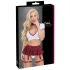 Cottelli - schoolgirl costume set (red and white)
