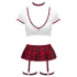 Cottelli - schoolgirl costume set (red and white) - XL