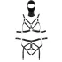 Bad Kitty - Body Harness Set and Mask (Black)