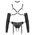 Bad Kitty - Bondage Body Harness Set (Black)