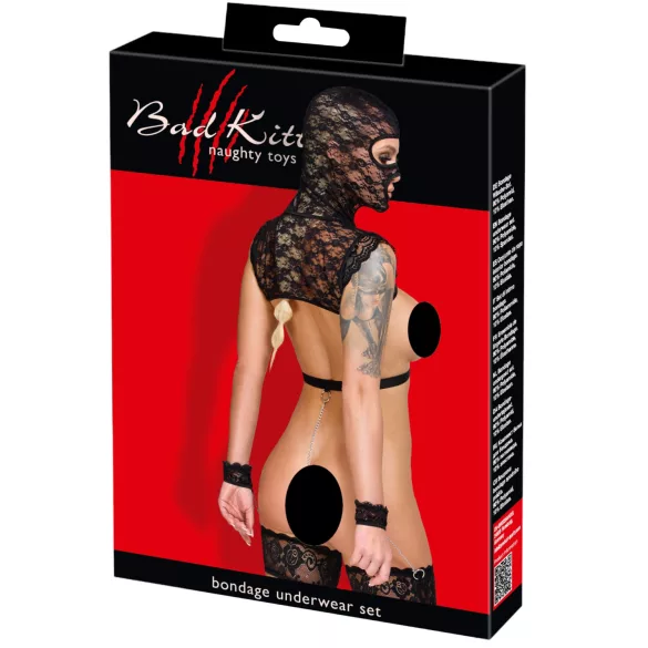 Bad Kitty - Lace BDSM Set (Black)