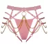Bad Kitty - Chain Harness with Thong (Pink)