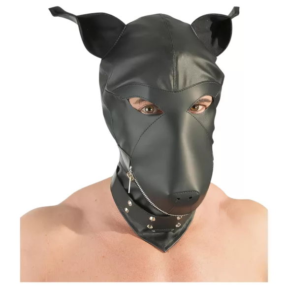 Fetish - Dog Mask (Black, S-L)