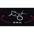 Bad Kitty - Heart Collar and Metal Leash (Black)