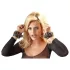 Bad Kitty - Heart-Shaped Handcuffs (Black)