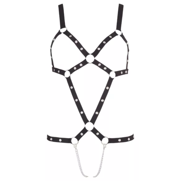 Bad Kitty - Studded Strap Body - Black (S-L)