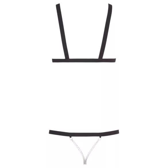 Bad Kitty - Studded Strap Body - Black (S-L)