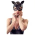 Bad Kitty - Faux Leather, Rhinestone Cat Mask - Black (S-L)