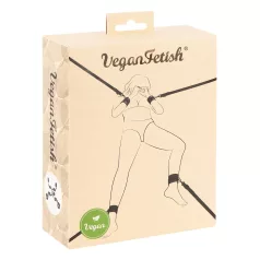 Vegan Fetish - Bed Restraint Set (Black)