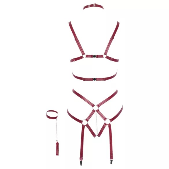 Bad Kitty - Full Body Harness (Red) - L/XL