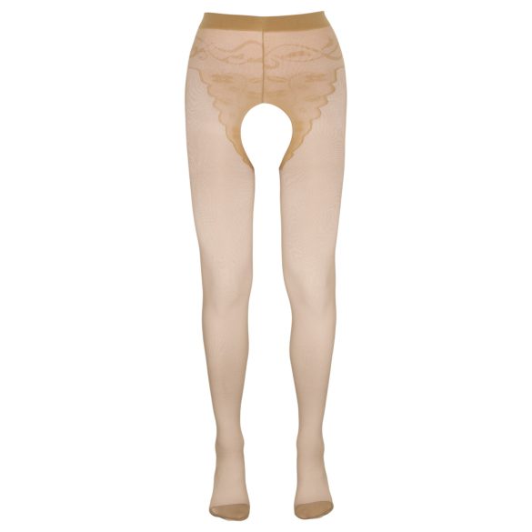 Cottelli - Striped Sexy Stockings (Nude) - 2