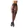 Cottelli - Exclusive Patterned Open Stockings (Black) - 4