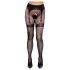 Cottelli Legwear - Black Thigh-High Open Tights (S-L)