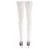 Cottelli - Satin Thigh-Highs (White)