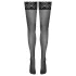 Cottelli - lace-top hold-up stockings (black)