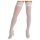 Cottelli - Lacy Floral Thigh-Highs (White)