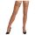 Cottelli - Lace & Floral Thigh-High Stockings (Nude) - 4/L